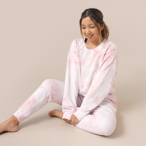 Pink Tie Dye Sweatshirt - Picture 4 of 5